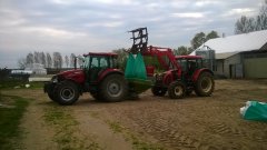 Case Farmall 95a & Amazone ZA-M Compact + Zetor Forterra 11441