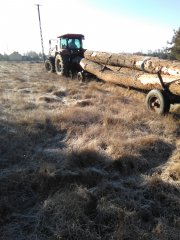 Case Farmall 95A & wóz