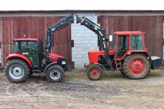 Case Farmall C75 i MTZ 80