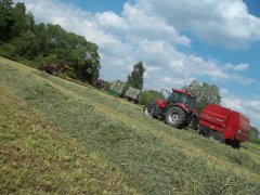 Case IH JX 80 + Case IH RB344R