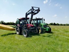 Case JX 80 & John Deere 5720