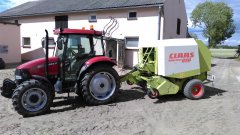 Case jx70 & Claas rollant 250