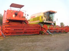 Bizon ZO56 & Claas Dominator 118