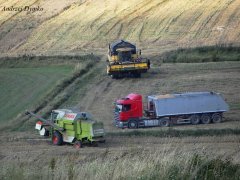 Claas Dominator 98sl. & NH CX5080