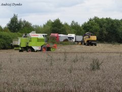 Claas Dominator 98sl & NH CX5080