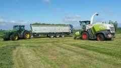 Claas Jaguar840 & JD8530 & BROchard