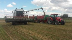 Claas Lexion 540 Zetor Forterra 135 16v+2x polmot warfama