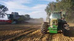 Claas Tucan 450 APS Hybrid & John Deere 6920