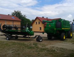 John Deere W540 & John Deere 618R