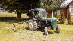 Ursus C-328 & Claas WA-450