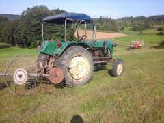 Ursus C-328 & Zgrabiarka 4 gwiazdowa