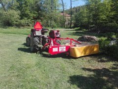 Ursus C-330 i kosiarka rotacyjna LISICKI