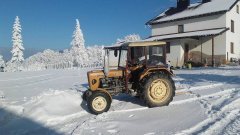 Ursus C-330 & widły do bel