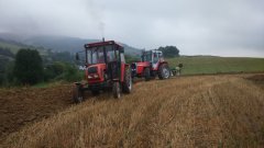 Ursus C-330M Pług 3 & Massey Ferguson 698 Pług 4