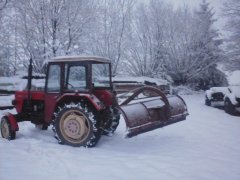 Ursus C-330M & Pług do śniegu