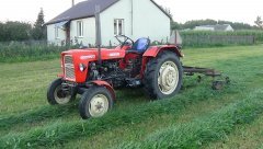 Ursus C-330M & Przetsząsacz karuzelowy