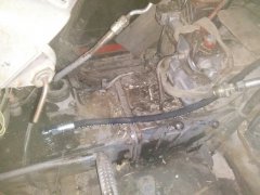 Ursus C-330M wolny spływ hydrauliczny do skrzyni biegów :-)