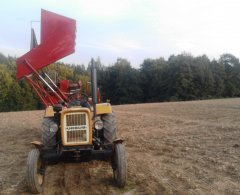 Ursus C-330M&kombajn ziemniaczany Hassia