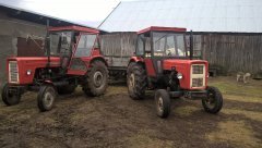 2x Ursus C-360 3P & Rozrzutnik