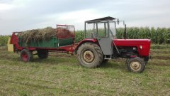 Ursus C-355 i rozrzutnik niemiecki