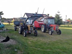 Ursus C-360 & Carraro 1200 i Ursus C-330 & przyczepa