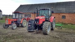 Ursus C-360 + Poznaniak i Massey Ferguson 6475 + Agregat