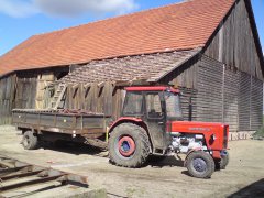 Ursus C-360 & przyczepa jedoosiowa