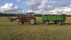 Ursus C-360 & rozrzutnik 2-osiowy