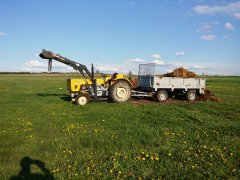 Ursus C-360 + Rozrzutnik 4t