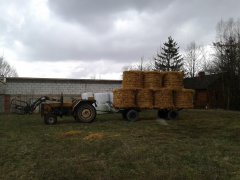 Ursus C-360 + Tur 3B & Przyczepa do bel