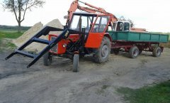 Ursus C-360+Przyczepa D-35 & Koparka Atlas