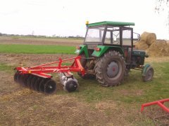 Ursus C-4011 + Brona talerzowa 2.0m