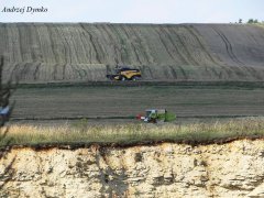 New Holland CX5080 & Claas Dominator 98sl.