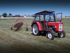 Zetor 3011 + Zgrabiarka 7 gwiazdowa