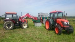 Zetor 4340 + Kubota M 7040 Narrow