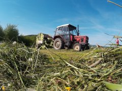 Zetor 5211 + Claas Rollant 44