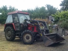 Zetor 5245 + Ladowacz Czolowy Hydramet Tur-20