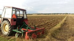 Zetor 5748 i agregat ścierniskowy