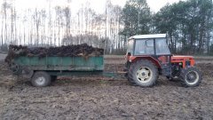 Zetor 6245 & rozrzutnik obornika