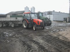 Zetor 6320, Fendt 712 Vario TMS, 2x ruska