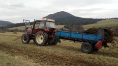 Zetor 6340 & rozrzutnik obornika