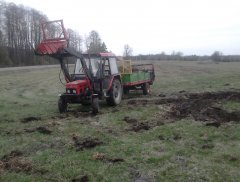 Zetor 7011 + Rozrzutnik