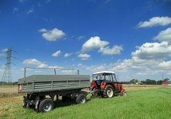 Zetor 7211 & Przyczepa & Claas Consul