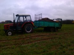 Zetor 7211&rozrzutnik