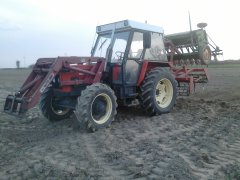 Zetor 7245 Agro-lift+Amazone D8