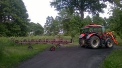 Zetor 7341 + zgrabiarka