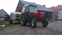 Zetor 7711 + Claas Rollant 255 RC