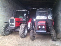 Zetor 7711 & Massey Ferguson 6170