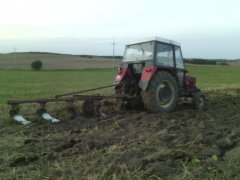 Zetor 7711 + pług 5 skib Unia Grudziądz