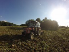 Zetor 7711 Turbo + Talerzówka Akpil